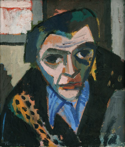 Selbstbildnis - Heinz Tetzner - Expressiver Realist